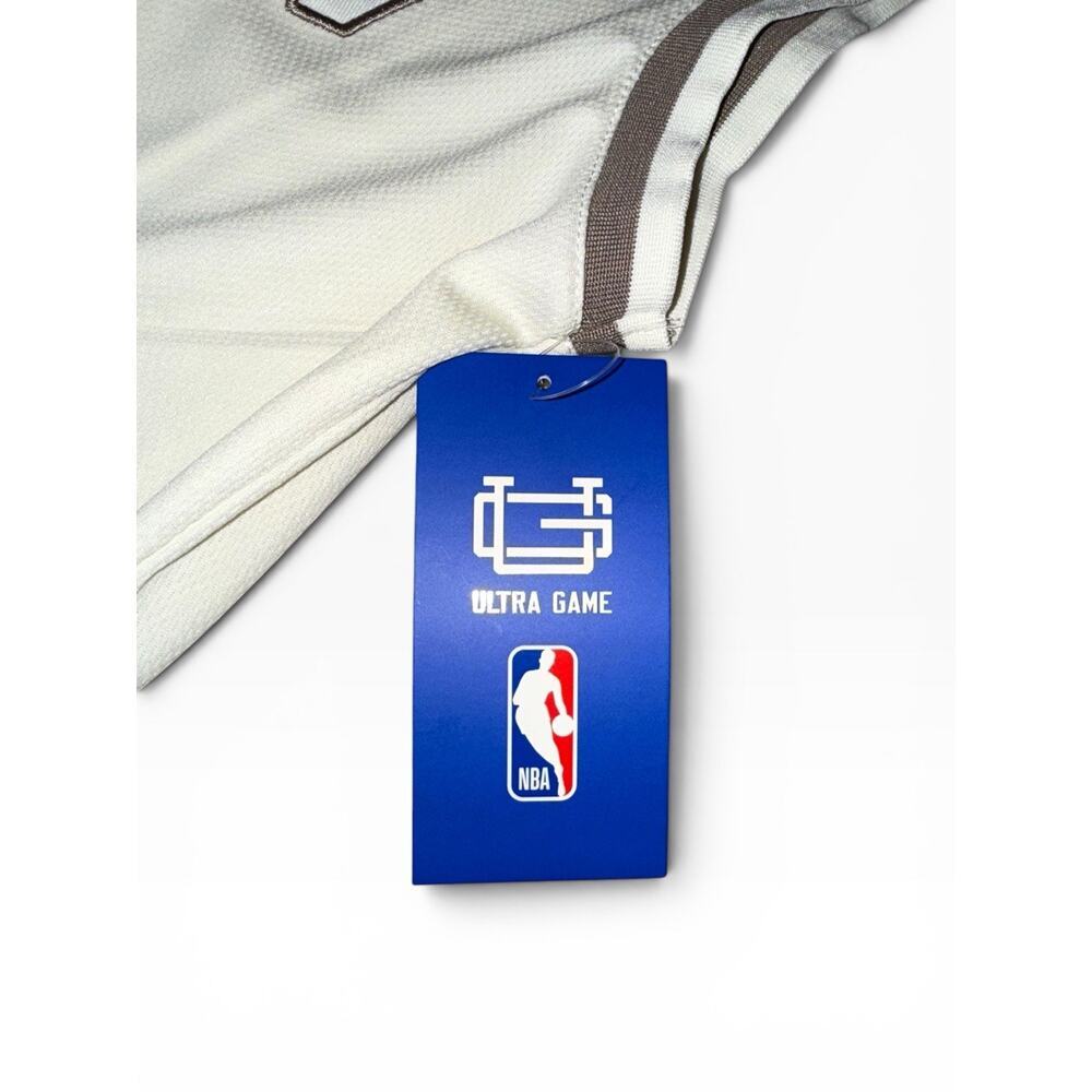 Houston Rockets Jersey Mens Medium Stitched NBA Ultra Game Basketball Beige - Picture 8 of 9
